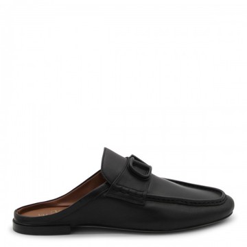Valentino Garavani - Black Leather Flat 40