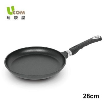 【UCOM 瑞康屋】德國黑魔法不沾鍋-淺平底鍋單柄(28cm無蓋)