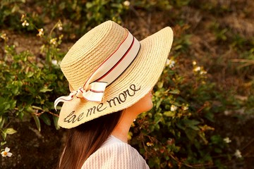 Unni真愛緞帶草帽-編織帽 帽子 漁夫帽 草帽 防曬 straw 手編 涼