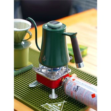 新款火箭家小蠻腰咖啡手沖壺2.0標配數顯溫度計露營卡式爐燒水壺