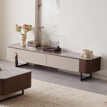 MUNA家居  TV8209型6.6尺玻璃電視櫃/抽屜緩衝滑軌  200X40X42cm