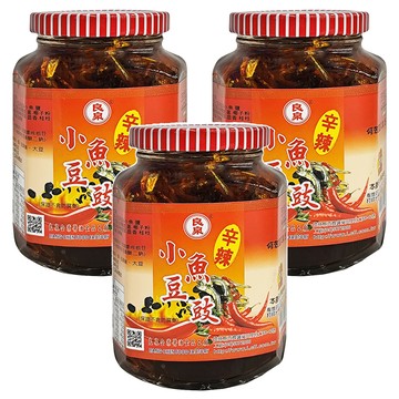 良泉 小魚豆鼓 辛辣  400g  3罐