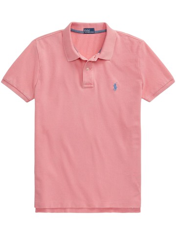 Polo Ralph Lauren - Polo Pony cotton polo shirt - women - Cotton - S - Pink