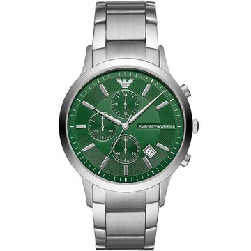 EMPORIO ARMANI 亞曼尼 紳男計時手錶-43mm AR11507