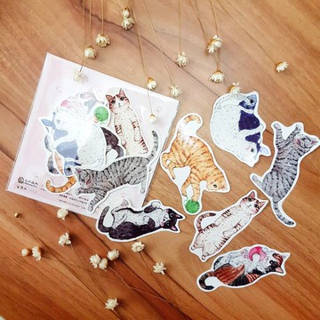 貪玩貓咪貼紙組