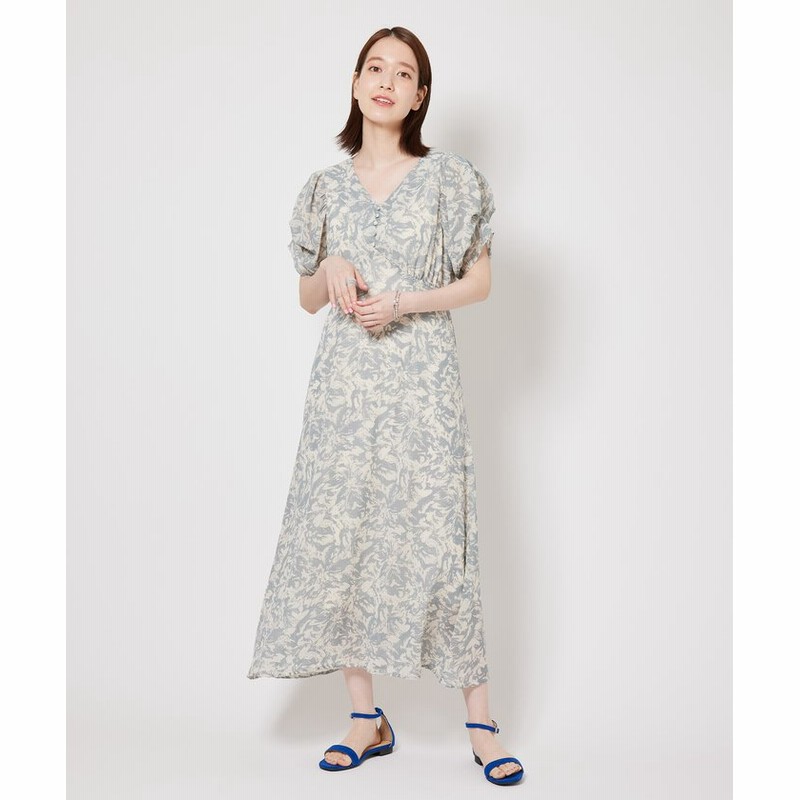 Jayro ジャイロ ボリュームスリーブワンピース レディース サックス 通販 Lineポイント最大1 0 Get Lineショッピング