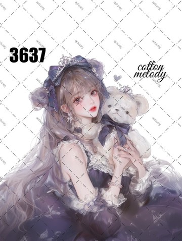 original sticker no.3637 人物貼紙 原創貼紙 原創人物貼紙 裝飾貼紙 cotton melody