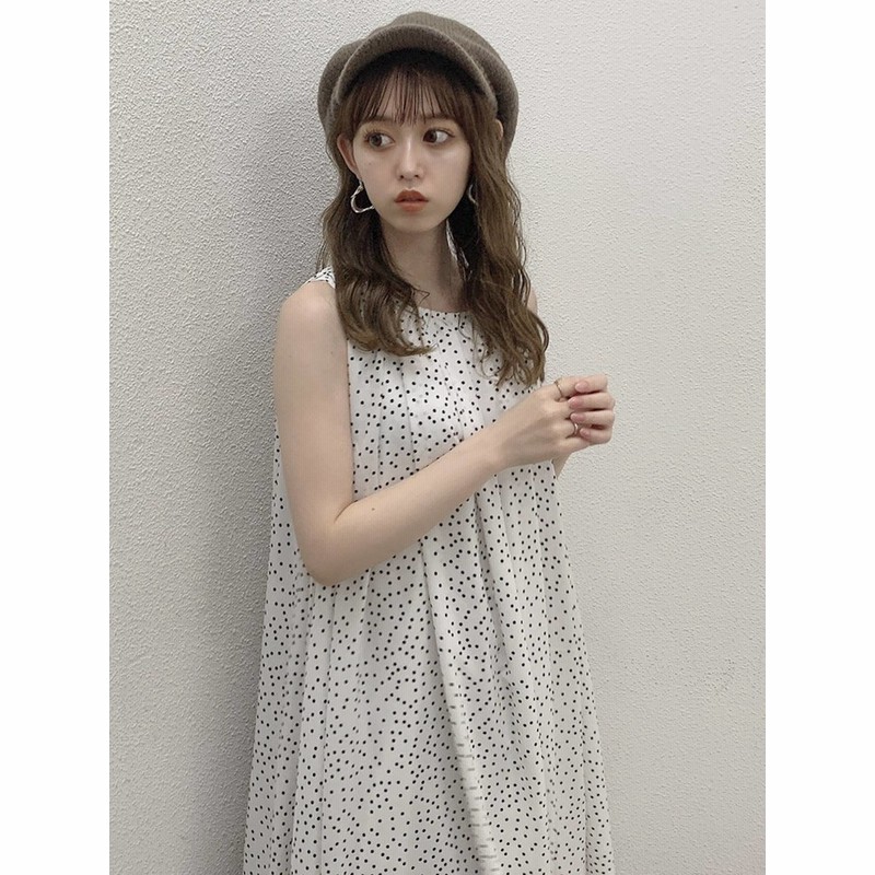 公式 Dazzlin ダズリン ランダムドットボリュームワンピース 通販 Lineポイント最大1 0 Get Lineショッピング