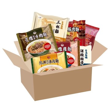 【台酒旗艦店】台酒七口味綜合小福箱 泡麵全口味獨享包組 (7包/箱) 台酒小福箱 台酒旗艦店