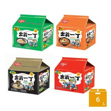 【日清】出前一丁速食麵 (口味多選) 6入/箱