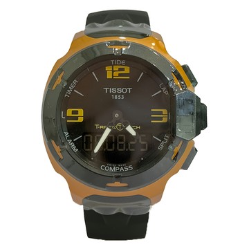 TISSOT 天梭 T-Race Touch 橙色錶款  黑色 + 橘色