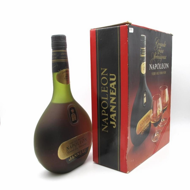 ブランデー ジャノー ナポレオン アルマニャック JANNEAU NAPOLEON ARMAGNAC 台湾 700ml 40% 箱付き 洋酒 古酒  未開栓 | LINEブランドカタログ