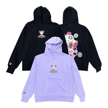 Black Pink x Takashi Murakami 黑/薰衣草紫 村上隆 帽t BLKPNK
