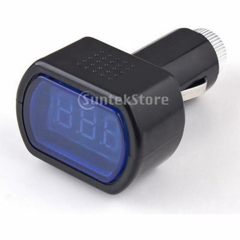 車 電圧計 電圧 測定 メーター 小型 Dc12v 24v 防水 Ledデジタルディスプレイ 通販 Lineポイント最大0 5 Get Lineショッピング