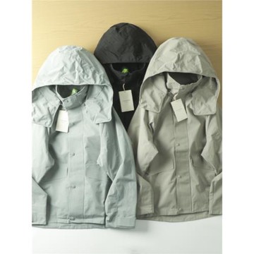 開春好貨 防風防水耐磨     春秋男士戶外可拆帽寬松沖鋒夾克外套