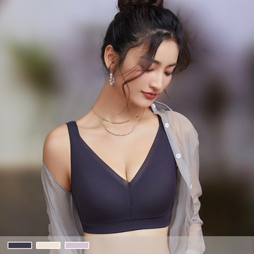 無痕無鋼圈【B-E罩杯】新升級版 申美絲天使嬰兒棉零束縛無痕 內衣 8027