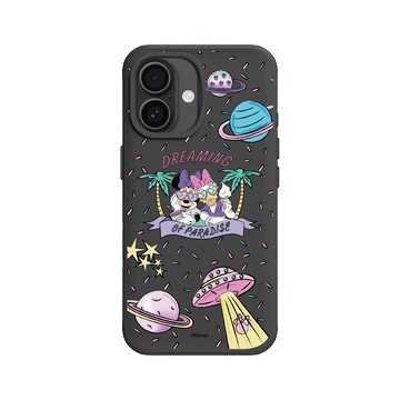 iPhone 16 SolidX 黑 - 迪士尼-米奇 Mickey - 繽紛宇宙-米妮與黛西
