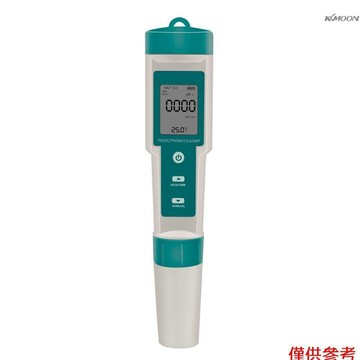 七合一水質檢測筆 水質檢測儀 便攜式高精度水質檢測筆 （PH值/TDS值/EC值/鹽度/S.G海水比重/ORP負電位/溫