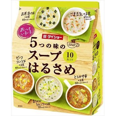 送料無料 ダイショー おいしさいろいろ5つのアジのスープはるさめ 10食入×10個