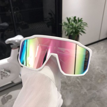 新品冬天🔥 騎行眼鏡 防風眼鏡 復古黑色超大框戶外騎行防風運動墨鏡男女登山滑雪護目顯瘦太陽鏡
