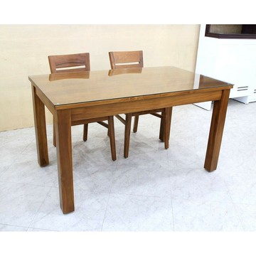 【歐風別館】亞伯正柚木實木餐桌【基隆至台中免運費】