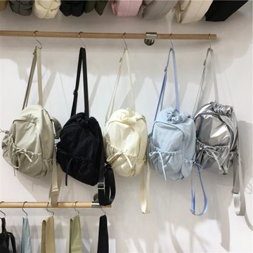 小臟柜 韓國小眾尼龍雙肩包旅行戶外背包輕便百搭大容量學生書包