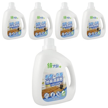 Green Master 綠大師 抗菌防蟲地板清潔劑  2L  5瓶
