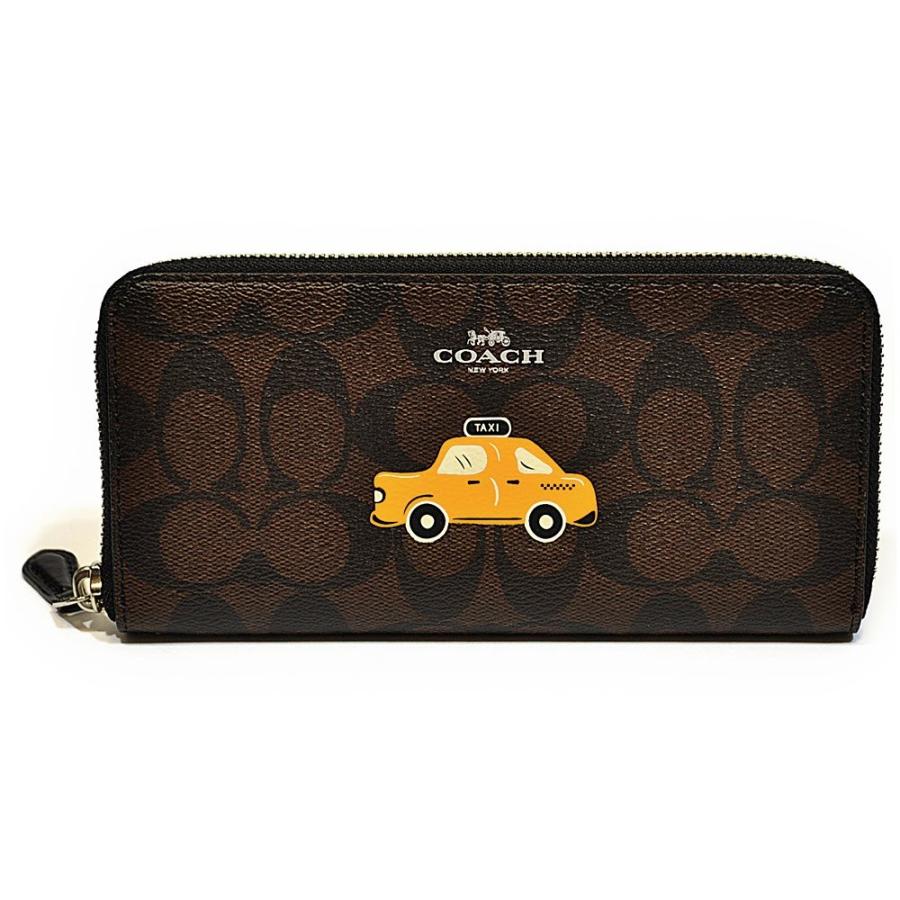 コーチ COACH 財布 長財布 F57822 SBRBK NYC TAXI ニューヨーク 