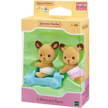 任選 日本森林家族 小鹿雙胞胎 EP14213 公司貨