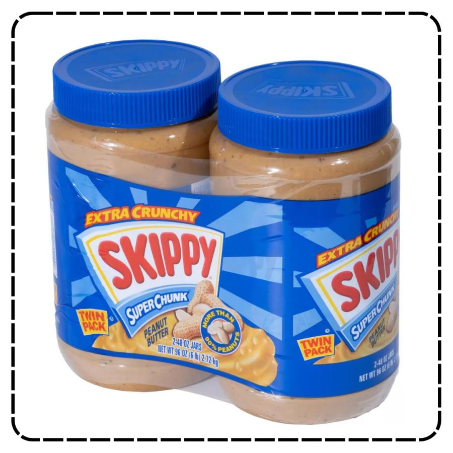 スキッピー ピーナッツバター チャンク  1.36kg x 2個　SKIPPY　コストコ　朝ごはん　パン 大容量