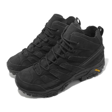 Merrell 戶外鞋 Moab 2 Decon Mid 1 TRL 黑 麂皮 黃金大底 中筒 戰術靴 登山鞋 ML002729