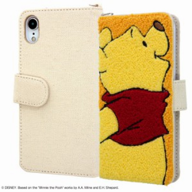 P10倍 Iphone Xr ケース 手帳型 ディズニー キャラクター サガラ刺繍 手帳型ケース 帆布 タオル地 サガラ プーさん Iphonexr 父の日 通販 Lineポイント最大1 0 Get Lineショッピング