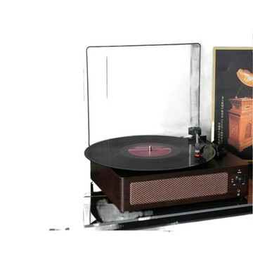 德國黑膠唱片唱盤機復古留聲機客廳藍牙音箱音響擺件創意喬遷【北歐家居生活】