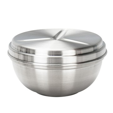 PERFECT 牌極緻316不銹鋼16cm附蓋隔熱碗-1入兒童碗