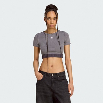 ADIDAS RIB TEE WASH 女 短袖上衣 JW3573