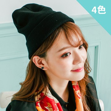imaco旗艦店 韓版時尚保暖針織帽(4色)