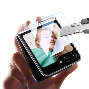 YANG YI Samsung Galaxy Z Flip5 外螢幕鋼化玻璃膜9H防爆抗刮防眩保護貼