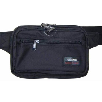YESON 腰包中容量二主袋+外袋共四層生意工作無敵耐用二用腰包肩背斜側