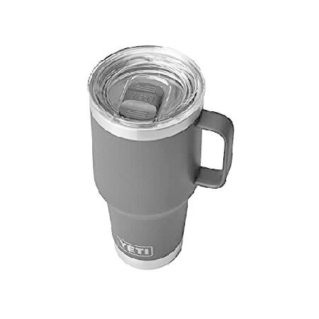 YETI Rambler 30 oz Travel Mug, Stainless Steel, Vacuum Insulated with Stronghold Lid, Black並行輸入品