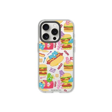 RHINOSHIELD iPhone 15/Plus/Pro/MaxClear 抗黃化透明防摔手機殼｜Care Bears-美食派對