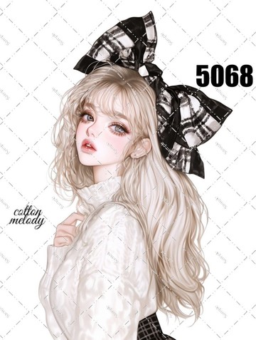 original sticker no.5068 人物貼紙 原創貼紙 原創人物貼紙 裝飾貼紙 cotton melody
