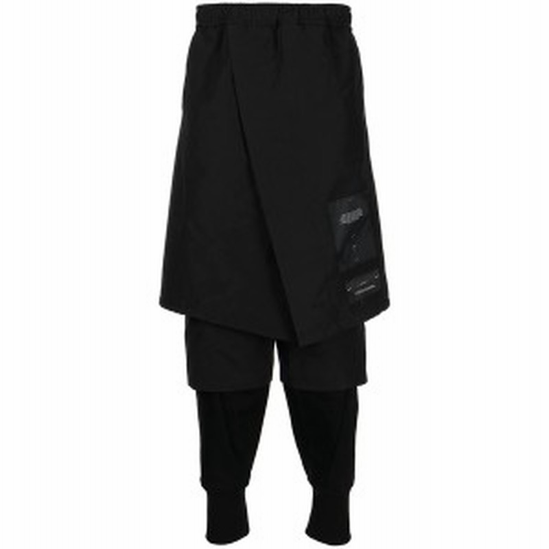 ユリウス メンズ カジュアルパンツ ボトムス レイヤード パンツ Black 通販 Lineポイント最大1 0 Get Lineショッピング