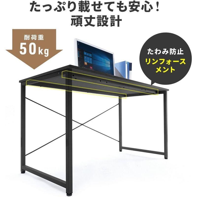 家具・インテリア サンワダイレクト パソコンデスク 幅160×奥行60cm