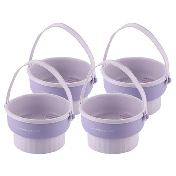 刷具清潔器 刷具清潔碗 多功能洗曬碗  紫色  2組