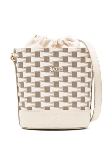 Bally - mini Pennant bucket bag - women - Thermoplastic Polyurethane (TPU) - One Size - Neutrals