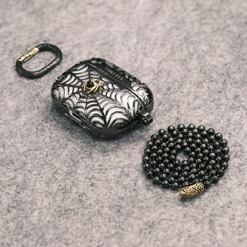 【時尚飾物】SOULITE Spider Vibes Black Pro 蘋果 AirPods Pro3