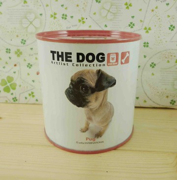【震撼精品百貨】新大頭狗 The Dog 鐵製存錢筒-巴哥 震撼日式精品百貨