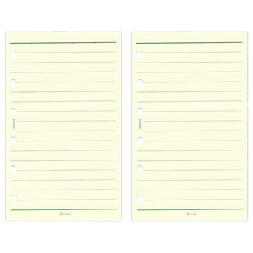 Raymay袖珍6.5mm橫格內頁 輕巧便攜 書寫流暢 適用於各種袖珍筆記本  米白色  2入