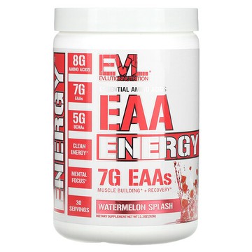 EVLution Nutrition, 必需胺基酸能量，西瓜飛濺，11.1 盎司（315 克）