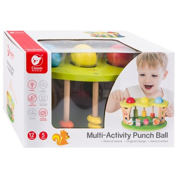 Classic WORLD 客來喜 經典木玩 敲打球台  2795  1個